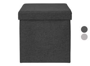 LIVARNO home Pouf-coffre de rangement, 46 L