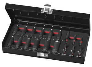 PARKSIDE PERFORMANCE® Set de douilles et embouts pour clé à choc PSS 21 A1