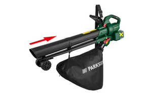 PARKSIDE® Aspirateur souffleur broyeur électrique sans fil PLSBA 40-Li A1, 40 V PARKSIDE® Aspirateur souffleur broyeur électrique sans fil PLSBA 40-Li A1, 40 V