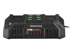 PARKSIDE® Chargeur de batterie double PDSLG 20 B1, 2 x 4,5 A, 20 V