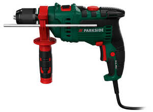 PARKSIDE® Perceuse à percussion PSBM 750 B3, avec poignée supplémentaire rotative à 360°