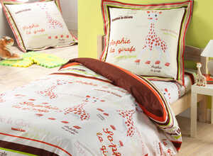 Parure housse de couette Sophie toutes lettres