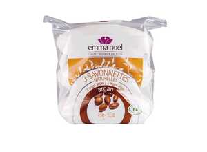 Savonnettes à l’argan bio en sachets de 3 x 150 g