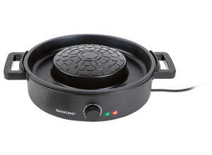 SILVERCREST® KITCHEN TOOLS Hot pot : appareil grill et fondue 2 en 1