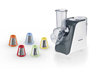 SILVERCREST® KITCHEN TOOLS Râpe à légumes électrique 5-en-1 SGR 150 E2