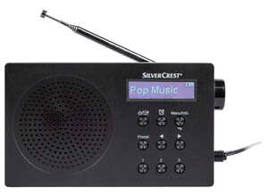 SILVERCREST® Radio mono DAB+ SDR 15 A2, Bluetooth