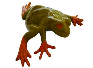 Statue de jardin grenouille rainette H 21 cm Statue de jardin grenouille rainette H 21 cm
