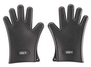 Weber - Gants en silicone pour barbecue - Noir