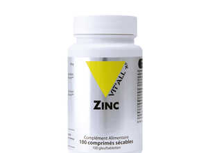 Zinc bisglycinate vit’all + en format de 100 comprimés
