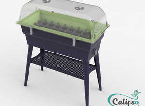 Jardinière Calipso COMBI 40L (Coloris : gris/titeull) - CALIPSO/MVINDUSTRIE Jardinière Calipso COMBI 40L (Coloris : gris/titeull) - CALIPSO/MVINDUSTRIE
