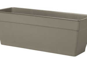 DEROMA Jardiniere Ninféa a réserve d'eau - 40 x 17,6 x 17,4 cm - 8 L - Taupe DEROMA Jardiniere Ninféa a réserve d'eau - 40 x 17,6 x 17,4 cm - 8 L - Taupe