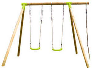 Portique en bois KALAO H:2.30m 3agrès Portique en bois KALAO H:2.30m 3agrès