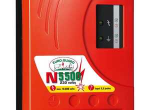 Kerbl Électrificateur de clôture "Euro Guard N 5500" Rouge 392055