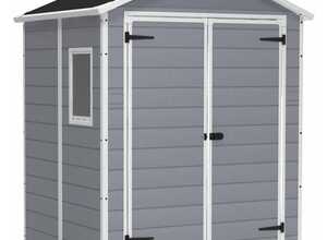 Keter Abri de stockage jardin Manor 6x5 DD Gris 204496