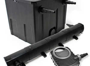 Kit de Filtration 12000l UVC 72W 80W Pompe éco - WILTEC Kit de Filtration 12000l UVC 72W 80W Pompe éco - WILTEC