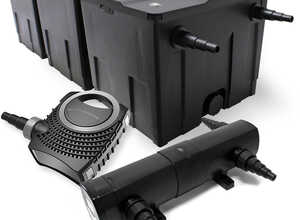 Kit de Filtration 90000l UVC 36W 80W Pompe éco - WILTEC Kit de Filtration 90000l UVC 36W 80W Pompe éco - WILTEC