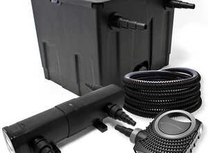 Kit de filtration de bassin 12000l Stérilisateur UVC 18W Pompe Tuyau - WILTEC Kit de filtration de bassin 12000l Stérilisateur UVC 18W Pompe Tuyau - WILTEC