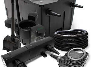 Kit de filtration de bassin 60000l Pompe Stérilisateur 18W Fontaine - WILTEC Kit de filtration de bassin 60000l Pompe Stérilisateur 18W Fontaine - WILTEC