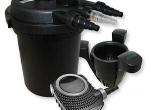 Kit de Filtration à pression 6000l UVC 11W Pompe Ecumeur - WILTEC Kit de Filtration à pression 6000l UVC 11W Pompe Ecumeur - WILTEC