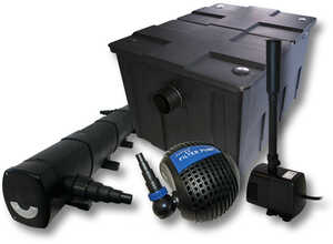 Kit Filtration Filtre 60000l UVC 72W 80W Pompe Fontaine - WILTEC Kit Filtration Filtre 60000l UVC 72W 80W Pompe Fontaine - WILTEC