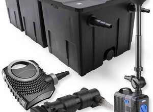 Kit filtration de bassin 90000l 18W UVC NEO7000 50W Pompe Fontaine - WILTEC Kit filtration de bassin 90000l 18W UVC NEO7000 50W Pompe Fontaine - WILTEC