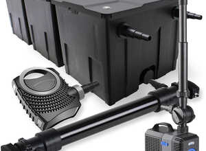 Kit filtration bassin 90000l 72W UVC NEO10000 80W Pompe Fontaine - WILTEC Kit filtration bassin 90000l 72W UVC NEO10000 80W Pompe Fontaine - WILTEC