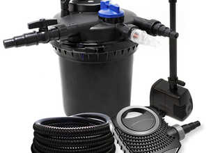 Kit de Filtration à Pression 30000l 18W UVC Stérilisateur Pompe Tuyau - WILTEC Kit de Filtration à Pression 30000l 18W UVC Stérilisateur Pompe Tuyau - WILTEC