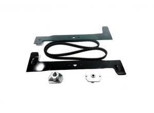 Kit lames avec supports et courroie Castel Garden 122cm éjection arrière - JARDIAFFAIRES