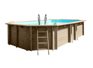 Piscine bois Bogota 5,85 x 4,10 x 1,19 m - Sunbay Piscine bois Bogota 5,85 x 4,10 x 1,19 m - Sunbay