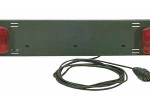 Kit porte-plaque d'immatriculation complet 1050 mm - AMA