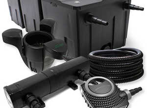 Kit:Filtration de Bassin 90000l 18W UVC Stérilisateur Pompe Skimmer - WILTEC Kit:Filtration de Bassin 90000l 18W UVC Stérilisateur Pompe Skimmer - WILTEC