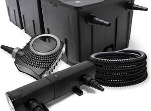 Kit:Filtration de Bassin 90000l 24W UVC Stérilisateur Pompe Tuyau - WILTEC Kit:Filtration de Bassin 90000l 24W UVC Stérilisateur Pompe Tuyau - WILTEC