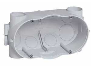 LEGRAND - Boite Batibox béton universelle 2 postes H/V 58mm - 081942