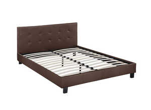 Lit Julia - 140 x 190 cm - Marron Lit Julia - 140 x 190 cm - Marron