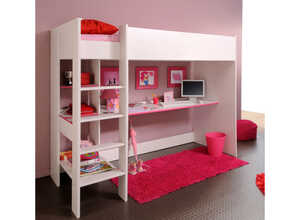Lit combiné bureau Zoomy - 206 x 180 x 108 cm