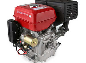13 CV Moteur à essence thermique (Demarreur élèctrique (E-Start), 25 mm Arbre, Alarme manque dhuile, 4 Temps, 1 Cylindre, Refroidissement à air,