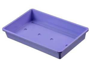 NATURE Terrine pour semis - coloris lilas 6 X 37,5 X 24cm