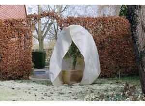 NATURE Housse d'hivernage 70 g/m? - ?250 cm x 3 m - Beige