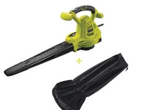 Pack souffleur aspiro-broyeur RYOBI 3000W 2en1 RBV3000CSV - Collecteur de feuilles universel RAC365 - RYOBI TOOLS