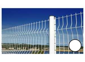 Panneau Grillage Rigide Blanc - Fil 4mm - 1,03 mètre - CLOTURE & JARDIN