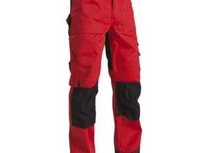 Pantalon artisan bicolore Rouge/Noir 1523 Blaklader - Rouge/Noir - 50C