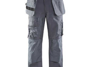 Pantalon de travail Blaklader Artisan + polycoton Gris 50