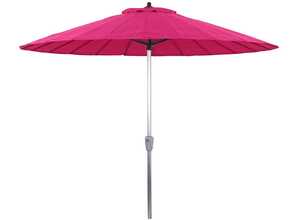 Parasol jardin droit Alu Lili - Style Japonais - Ø2.7m - Fushia Parasol jardin droit Alu Lili - Style Japonais - Ø2.7m - Fushia