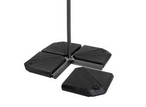 Lest à remplir pour mât déporté - Lot de 4 - Gris anthracite Lest à remplir pour mât déporté - Lot de 4 - Gris anthracite
