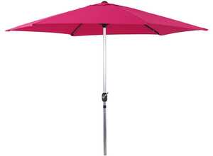 Parasol jardin droit Alu Sol - Rond - Ø 3m - Rose Parasol jardin droit Alu Sol - Rond - Ø 3m - Rose
