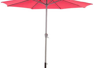 Parasol droit Fidji - 3 m. - Framboise - HESPERIDE Parasol droit Fidji - 3 m. - Framboise - HESPERIDE