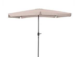 Parasol fixe carré 2.5m beige MAONO - L 250 x l 250 x H 250 - MA MAISON MES TENDANCES