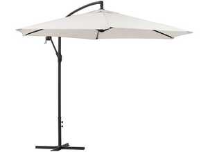Parasol jardin déporté Alu Ilios - Rond - Ø 3 m - Ecru Parasol jardin déporté Alu Ilios - Rond - Ø 3 m - Ecru