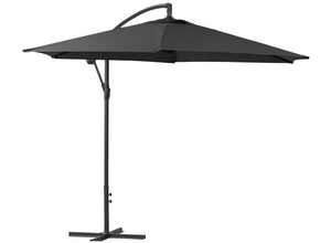 Parasol jardin déporté Alu Ilios - Rond - Ø 3 m - Noir Parasol jardin déporté Alu Ilios - Rond - Ø 3 m - Noir