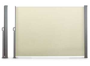 Paravent extérieur rétractable gris ou beige écru 300 x 200 cm - Ecru - OSE